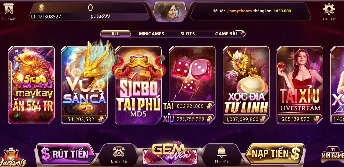 Điểm danh kho Slots Game đầy hấp dẫn với anh em game thủ