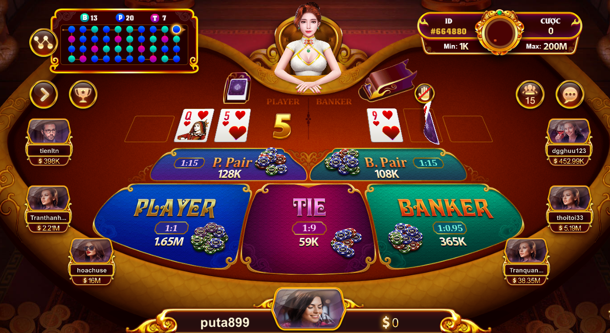 Đôi điều cần lưu ý đối với tựa game Baccarat gem win