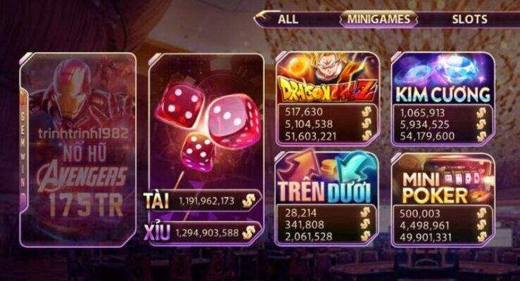 Hướng dẫn chơi mini game Tài xỉu tại gem win chi tiết A-Z